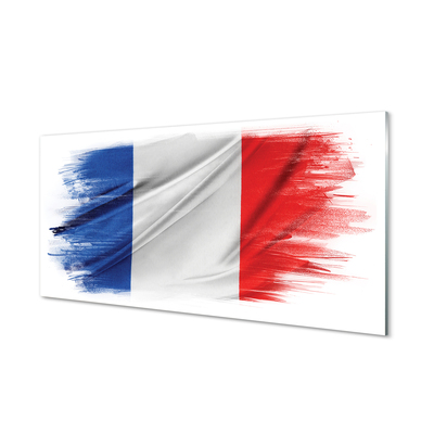 Paneles de vidrio La bandera de francia