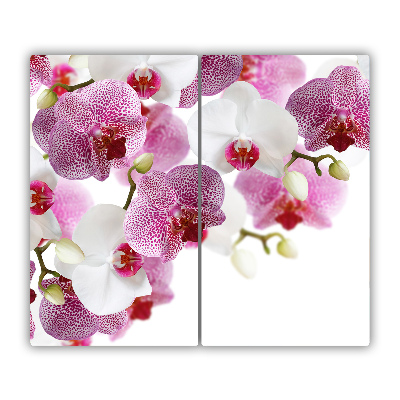 Tabla de cortar de vidrio Orquídea