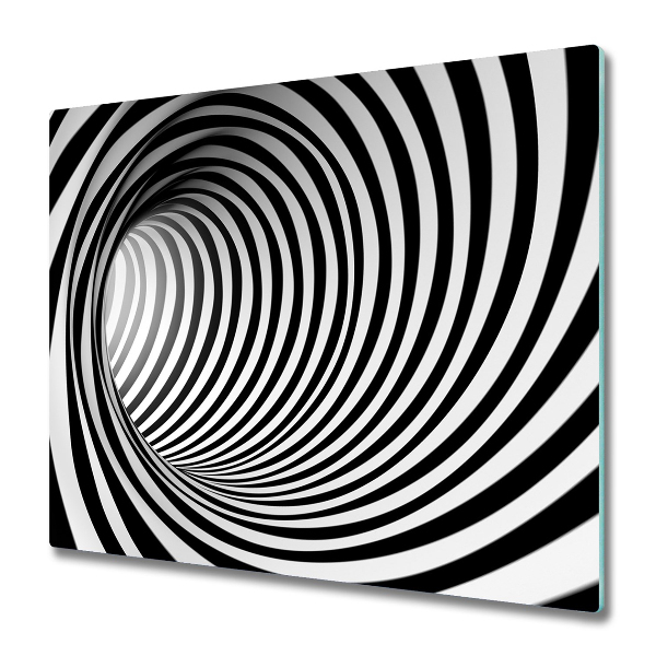 Tabla de cortar de vidrio Túnel 3d