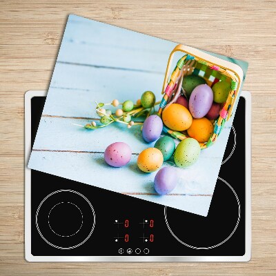 Tabla de cortar de vidrio Huevos de pascua