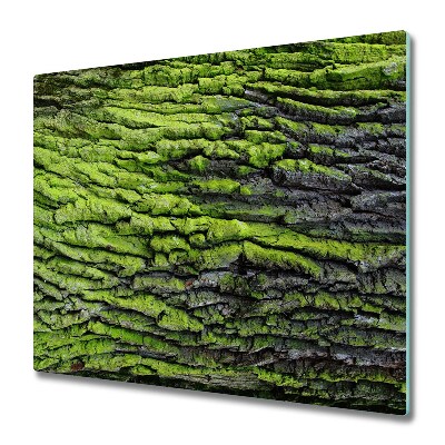 Tabla de cortar de vidrio Corteza de árbol