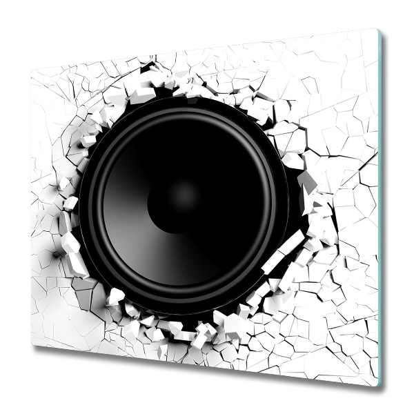 Tabla de cortar de vidrio Altavoz