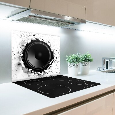 Tabla de cortar de vidrio Altavoz