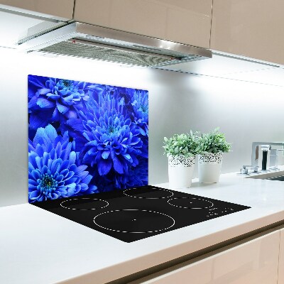 Tabla de cortar de vidrio Aster azul