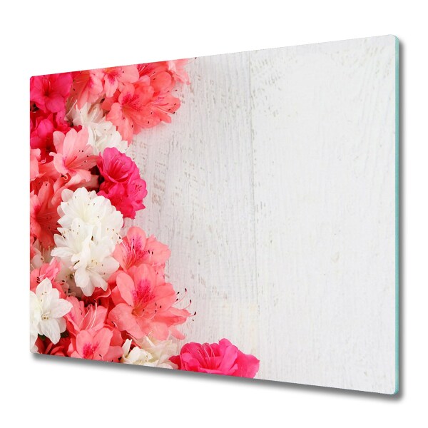 Tabla de cortar de vidrio Flores