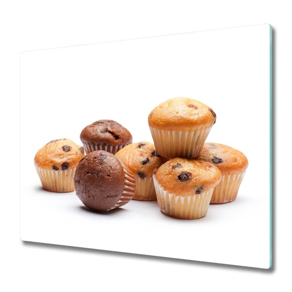 Tabla de cortar de vidrio Muffines