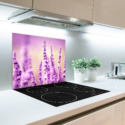 Tabla de cortar de vidrio Lavanda