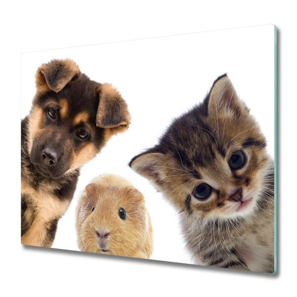 Tabla de cortar de vidrio Mascotas