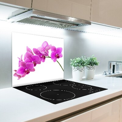 Tabla de cortar de vidrio Orquídea rosa