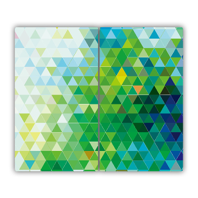 De vidrio templado Triángulos abstracto