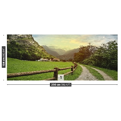 Fotomural Alpes suizos