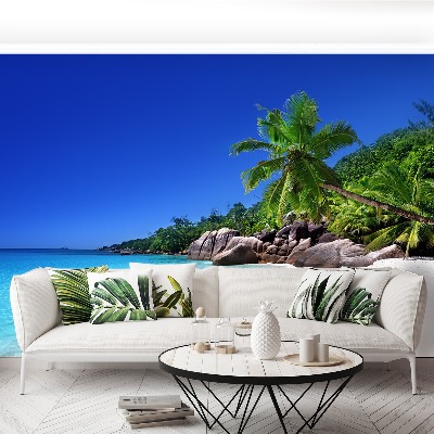 Fotomural Seychelles playa