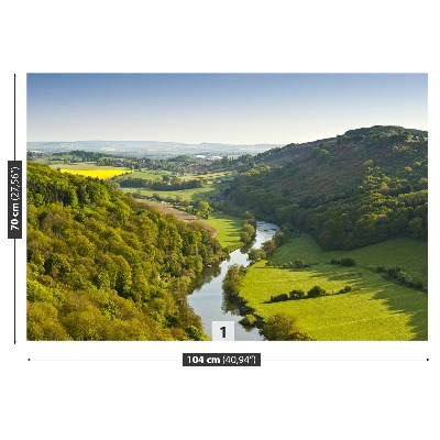 Fotomural Río con meandros