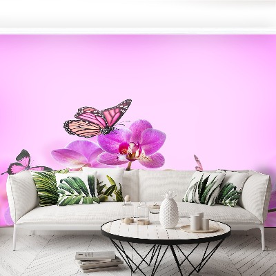 Fotomural Orquídea mariposa