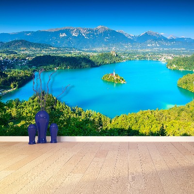 Fotomural Vista panorámica del lago