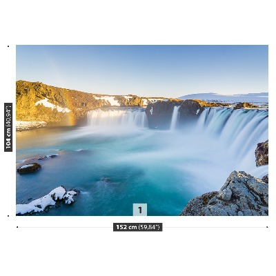 Fotomural Cascada islandia