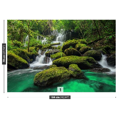 Fotomural Salto de agua en la jungla