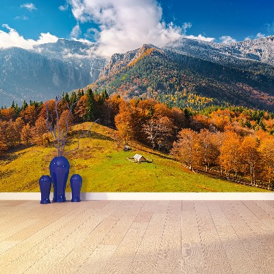 Fotomural Montaña en otoño