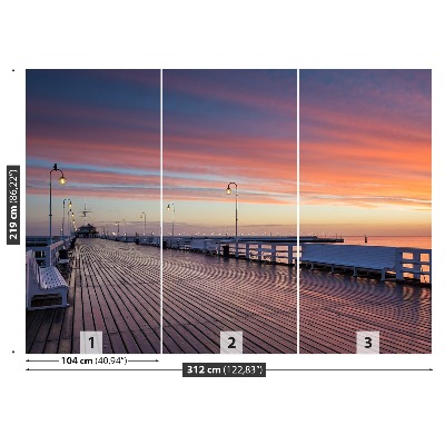 Fotomural Muelle en sopot