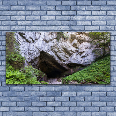 Cuadro de acrílico Monte cueva naturaleza