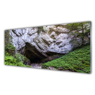 Cuadro de acrílico Monte cueva naturaleza