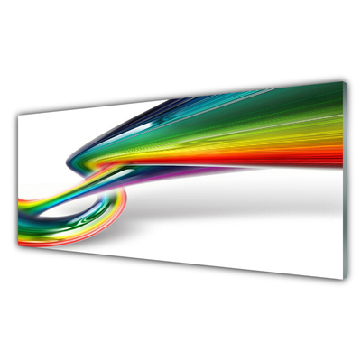 Cuadro de acrílico Abstracto arco iris arte