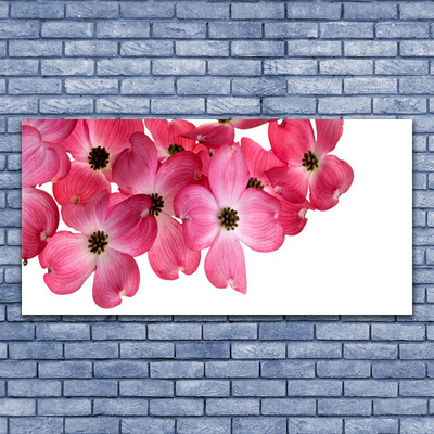 Cuadro de acrílico Flores para la pared