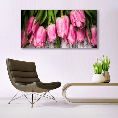 Cuadro de acrílico Tulipanes para la pared