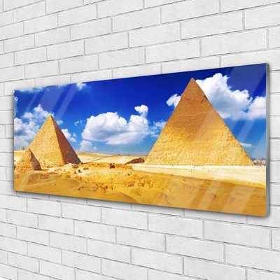 Cuadro de acrílico Desierto pirámides paisaje