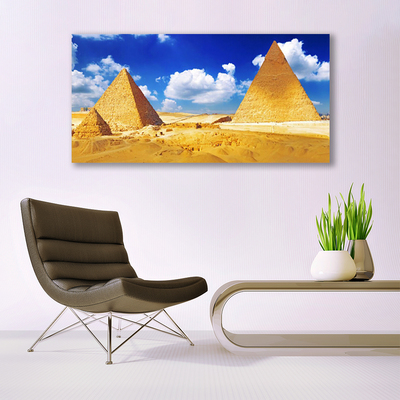 Cuadro de acrílico Desierto pirámides paisaje