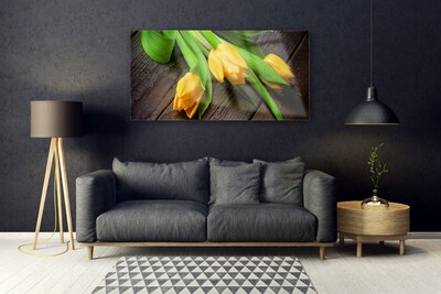 Cuadro de acrílico Tulipanes flores