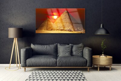 Cuadro de cristal acrílico Pirámides arquitectura