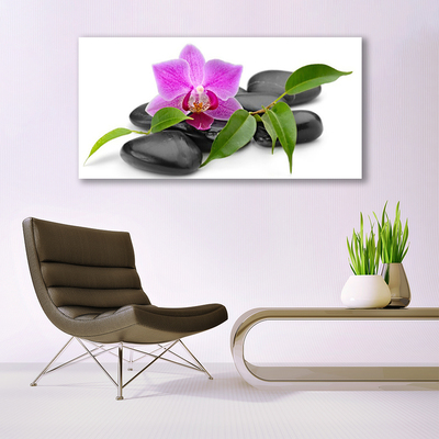 Cuadro en plexiglás Flor orquídea arte