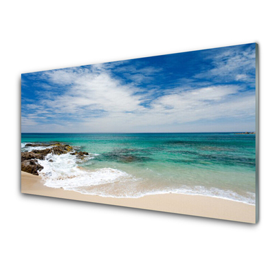 Cuadro en plexiglás Playa mar paisaje