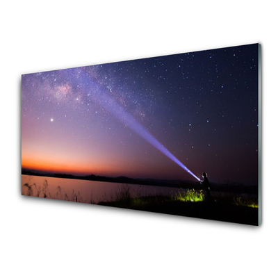 Cuadro en plexiglás Estrellas noche vía láctea