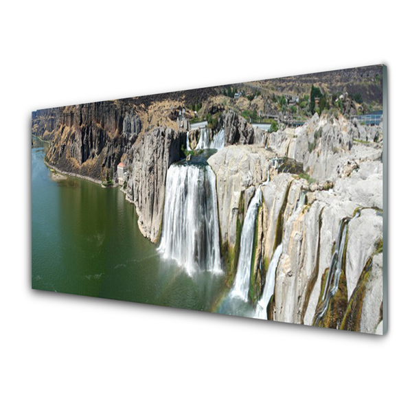 Paneles de pared Salto del agua lago paisaje