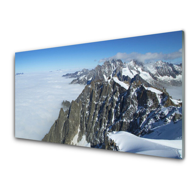 Paneles de pared Monte niebla paisaje