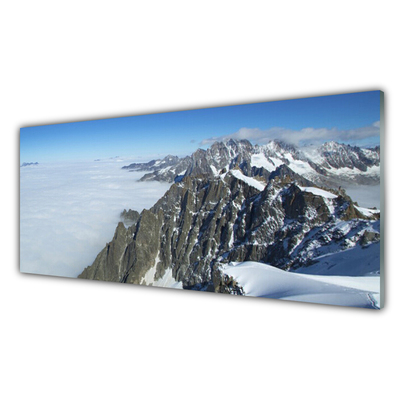 Paneles de pared Monte niebla paisaje