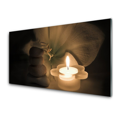 Paneles de pared Velas piedras spa