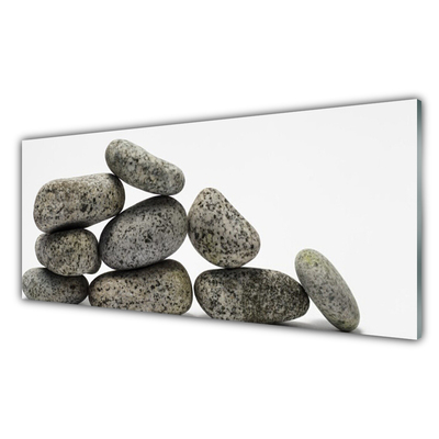 Paneles de vidrio para la cocina Piedras arte zen