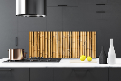 Paneles de vidrio para la cocina Bambú planta naturaleza