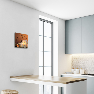 Reloj de vidrio para cocina Velas spa