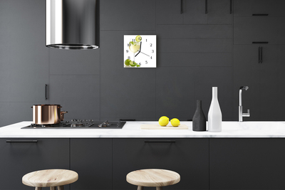 Reloj de vidrio para cocina Lima