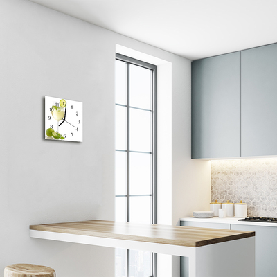 Reloj de vidrio para cocina Lima