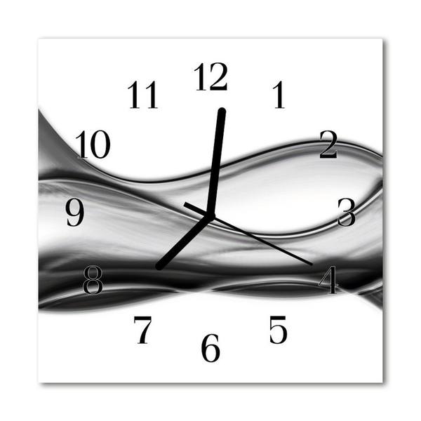 Reloj de vidrio para cocina Abstracto