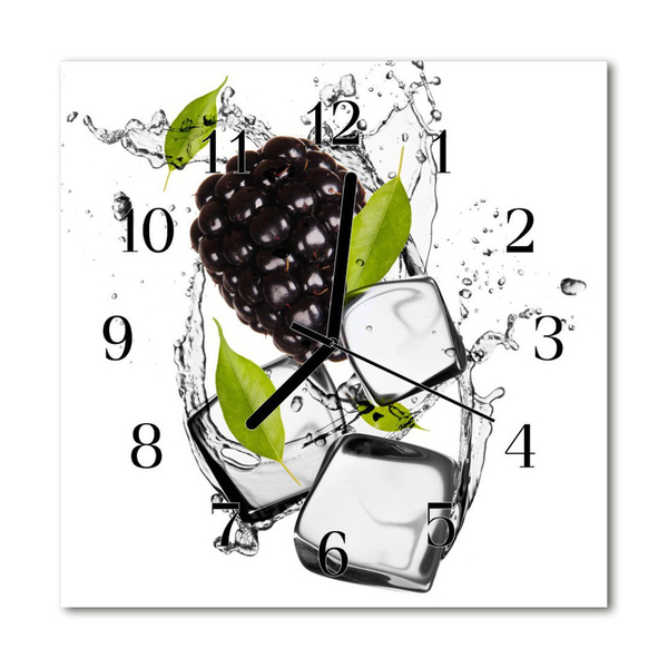 Reloj de vidrio para cocina Mora