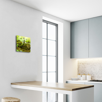 Reloj de vidrio para cocina Naturaleza