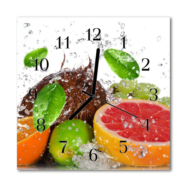 Reloj de vidrio Fruta