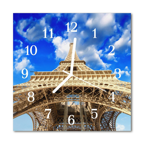 Reloj de vidrio Torre eiffel