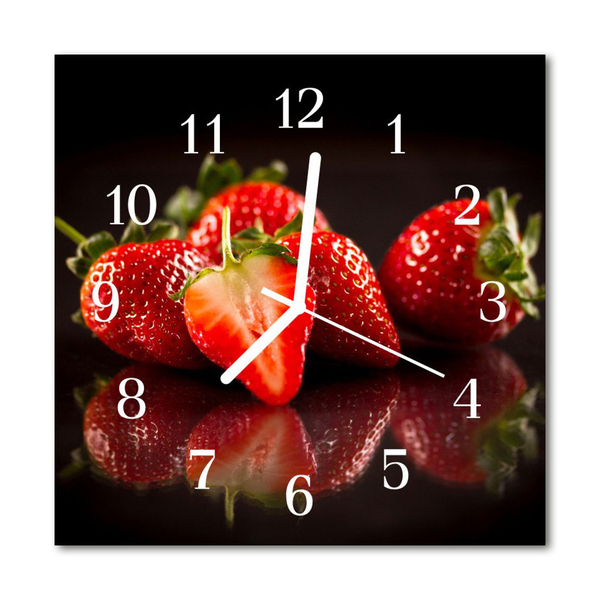 Reloj de vidrio Fresas